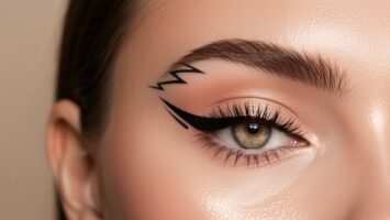 kreative grafische Eyeliner-Techniken