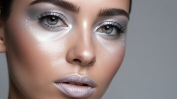 überarbeiteter frostiger Make-up-Trend