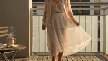 transparente Stoffe alltägliche Eleganz