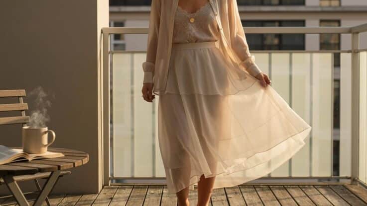 transparente Stoffe alltägliche Eleganz